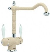 Смеситель Franke Old England бежевый (с двумя ручками) Смеситель Franke Old England бежевый (с двумя ручками)