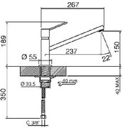 Смеситель Smeg MFQ7-IS фото 3 в Казани и Татарстане