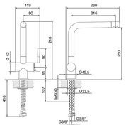 Смеситель Smeg MF22-CR фото 2 в Казани и Татарстане