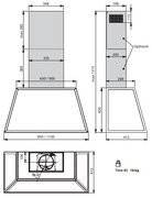 Вытяжка Falmec TIME 85 INOX фото 2 в Казани и Татарстане
