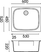 Мойка Смег LSE60P фото 2 в Казани и Татарстане Мойка Smeg LSE60P фото 2 в Казани и Татарстане