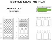 Винный шкаф Dunavox DX-107.229K фото 3 в Казани и Татарстане
