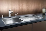 Мойка Бланко Zerox 400/550-T-IF/N чаша слева нержавеющая сталь фото 2 в Казани и Татарстане Мойка Blanco Zerox 400/550-T-IF/N чаша слева нержавеющая сталь фото 2 в Казани и Татарстане