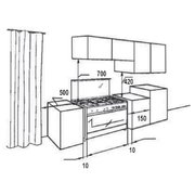 Газовая плита Korting CKE 68041 CRI фото 3 в Казани и Татарстане