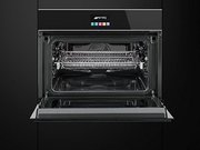 Духовой шкаф комбинированный с микроволновой печью Smeg SF4604PMCNX фото 3 в Казани и Татарстане