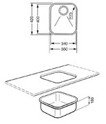 Мойка Смег UM40RA2 фото 2 в Казани и Татарстане Мойка Smeg UM40RA2 фото 2 в Казани и Татарстане