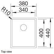 Мойка BLANCO CLARON 340-IF нержавеющая сталь Durinox фото 3 в Казани и Татарстане