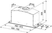 Встраиваемая вытяжка Franke Box Plus FBI 747 XS NP фото 4 в Казани и Татарстане