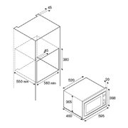 Встраиваемая микроволновая печь Bertazzoni F457PROMWSX фото 4 в Казани и Татарстане
