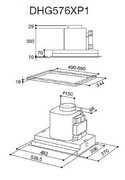 Вытяжка De Dietrich DHG 576 XP 1 фото 2 в Казани и Татарстане