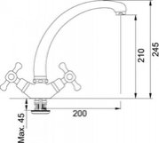Смеситель Franke Ambra бронза фото 2 в Казани и Татарстане