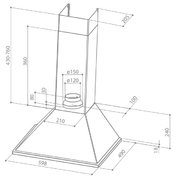 Вытяжка Faber SYNTHESIS HIP X A60 PB фото 2 в Казани и Татарстане