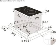Индукционная варочная панель Brandt BPI6427B фото 3 в Казани и Татарстане