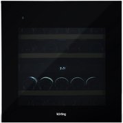 Встраиваемый винный шкаф Korting KFW 604 DB GN