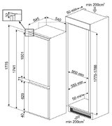Холодильник Smeg C8175TN2P фото 4 в Казани и Татарстане