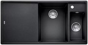 Мойка Blanco AXIA III 6 S-F чаша справа, доска стекло клапан-автомат InFino® антрацит Мойка Blanco AXIA III 6 S-F чаша справа, доска стекло клапан-автомат InFino® антрацит