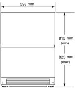 Встраиваемый под столешницу конвертируемый холодильник Signature Kitchen Suite SKSUD2402E фото 3 в Казани и Татарстане