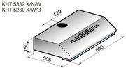 Вытяжка Korting KHT 5230 W фото 2 в Казани и Татарстане