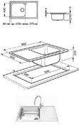 Мойка Смег LG861D фото 2 в Казани и Татарстане Мойка Smeg LG861D фото 2 в Казани и Татарстане