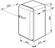 Холодильник Smeg FAB10HLIT фото 3 в Казани и Татарстане