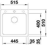 Мойка BLANCO NAYA 5 Silgranit кофе фото 2 в Казани и Татарстане