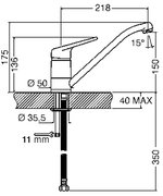 Смеситель Smeg MF11A2 фото 3 в Казани и Татарстане