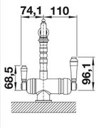 Смеситель Бланко SORA Хром + фильтр для воды BWT-БАРЬЕР EXPERT STANDARD полированная латунь фото 3 в Казани и Татарстане Смеситель Blanco SORA Хром + фильтр для воды BWT-БАРЬЕР EXPERT STANDARD полированная латунь фото 3 в Казани и Татарстане