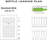 Винный шкаф Dunavox DAB-49.116DW.TO фото 3 в Казани и Татарстане