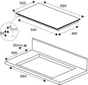 Варочная панель Bertazzoni P604I1B26NV фото 4 в Казани и Татарстане