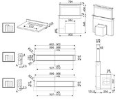 Встраиваемая вытяжка Smeg KDD90CNE фото 4 в Казани и Татарстане