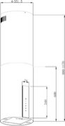Вытяжка Korting KHA 35808 DW Cylinder фото 2 в Казани и Татарстане