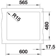 Мойка BLANCO LEGRA 6 Silgranit антрацит фото 3 в Казани и Татарстане