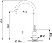 Смеситель Franke Pola Neo миндаль фото 4 в Казани и Татарстане