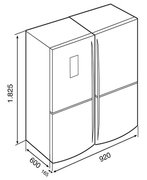 Холодильник Teka NFE 900 X фото 3 в Казани и Татарстане