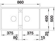 Мойка BLANCO ZIA 9 Silgranit белый фото 3 в Казани и Татарстане