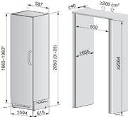 Встраиваемая морозильная камера V-ZUG V6000 Supreme FR6T-51099 L фото 4 в Казани и Татарстане