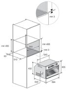 Духовой шкаф Fulgor Milano FCO 4512 TM BK фото 4 в Казани и Татарстане
