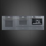 Компактный духовой шкаф с пароваркой Smeg SF4104VCS фото 3 в Казани и Татарстане