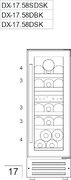Винный шкаф Dunavox DAUF-17.58DBH фото 4 в Казани и Татарстане
