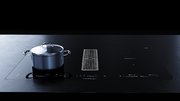 Варочная панель с вытяжкой Kuppersbusch KMI 8590.0 SR Stainless Steel фото 2 в Казани и Татарстане