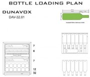 Винный шкаф Dunavox DAV-32.81DW.TO фото 4 в Казани и Татарстане
