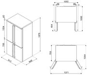 Холодильник Smeg FQ60CAO5 фото 3 в Казани и Татарстане