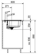 Мойка Franke BCX 610-42 TL сталь фото 4 в Казани и Татарстане