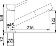 Смеситель Franke Taros выдвижной шланг нержавеющая сталь фото 2 в Казани и Татарстане