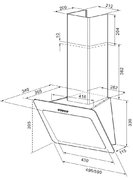 Вытяжка Krona Liva 500 black PB фото 2 в Казани и Татарстане