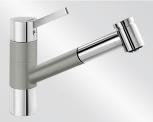 Смеситель Бланко Tivo-S chrome/Silgranit жемчужный фото в Казани и Татарстане Смеситель Blanco Tivo-S chrome/Silgranit жемчужный фото в Казани и Татарстане