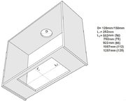 Встраиваемая вытяжка Pando EVO/580.11 INOX V.850 SEC фото 4 в Казани и Татарстане