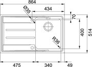 Мойка Франке ANX 211-86 крыло слева фото 2 в Казани и Татарстане Мойка Franke ANX 211-86 крыло слева фото 2 в Казани и Татарстане