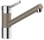 Смеситель Blanco Tivo chrome/Silgranit серый беж фото в Казани и Татарстане