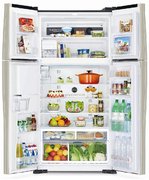 Холодильник Hitachi R-W722FPU1X GBK черное стекло фото 2 в Казани и Татарстане